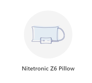Nitetronic Z6 smart anti-snoring pillow included in package
