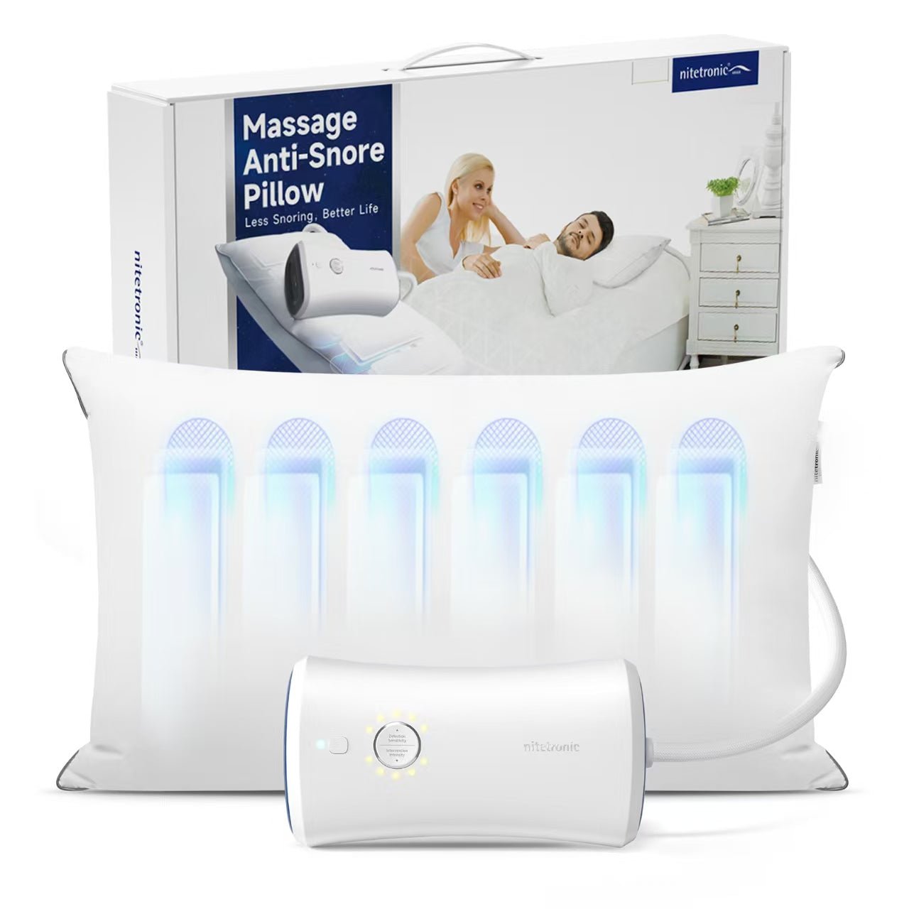 Good pillow for snoring - Nitetronic Z6 package with accessories

