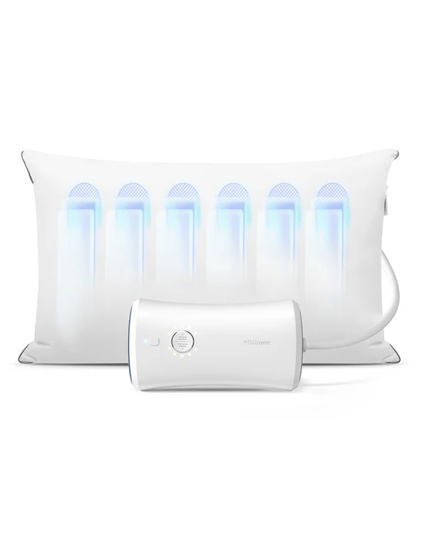 Nitetronic Z6 best pillow for a snorer features - smart pillow specifications diagram


