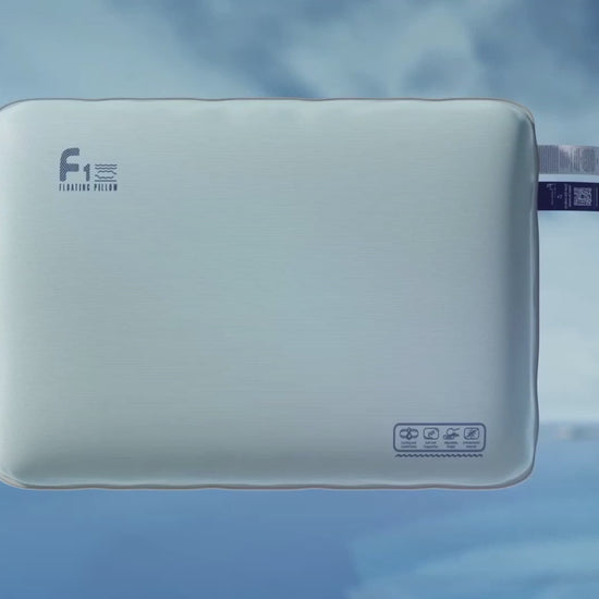 Nitetronic F1 Floating Pillow - air-water technology demonstration video showing cooling system and adjustable features
